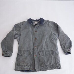 Vintage Northern Reflections Gray-ish Barn Chore Jacket Corduroy Collar M